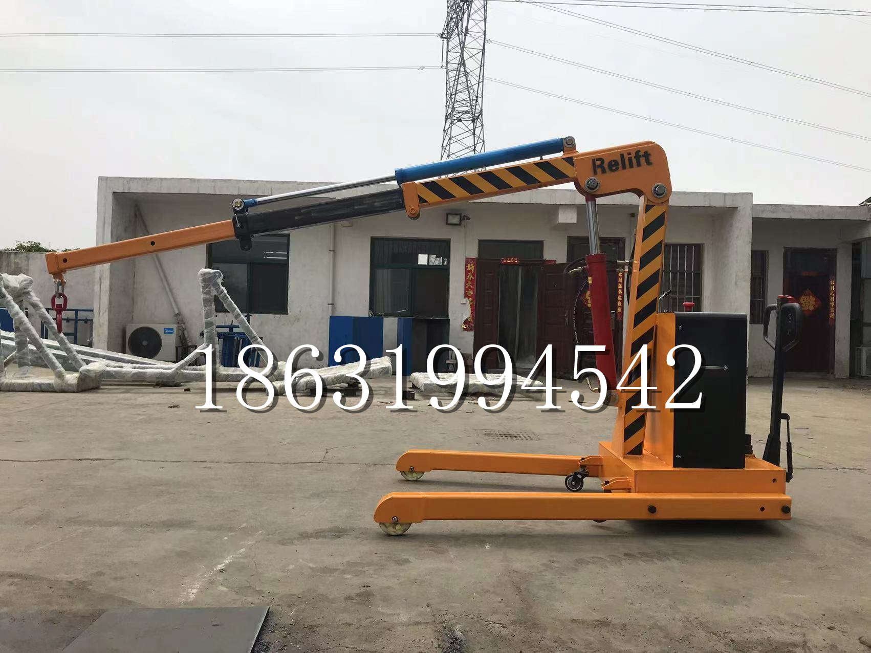 新北市久征定做3吨三轮随车吊 农用园林绿化移树吊 平板工程用小吊机